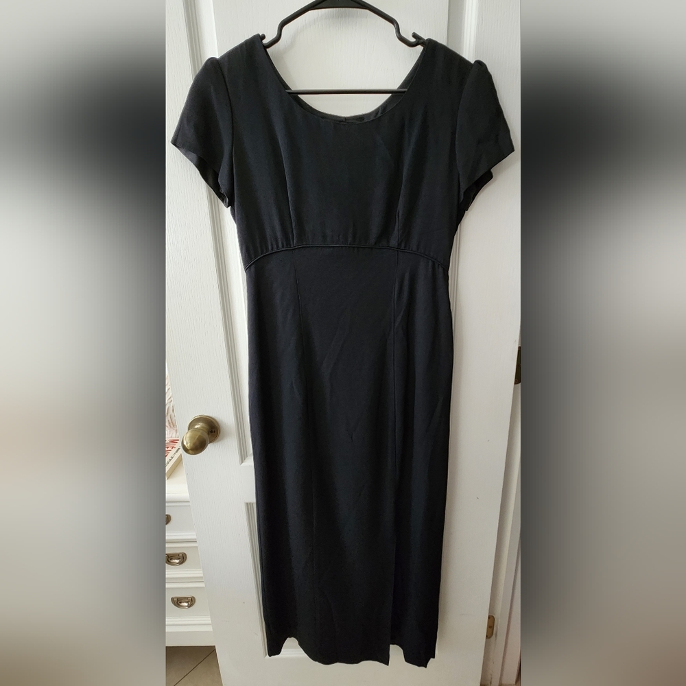 Jeffrey & Dara Evenings Dress‎ Womens  Sheath Cutout Bow Back Vintage Size 8P